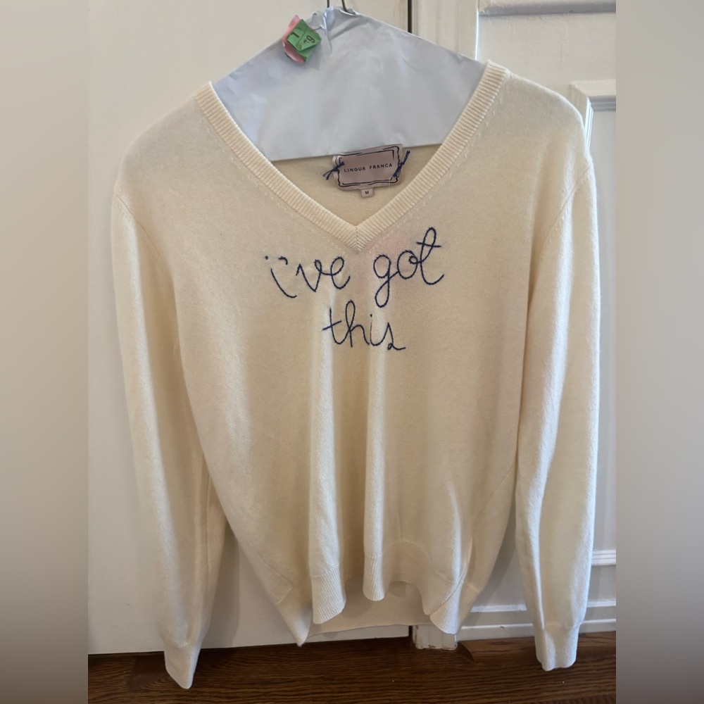 lingua Franca cashmere sweater